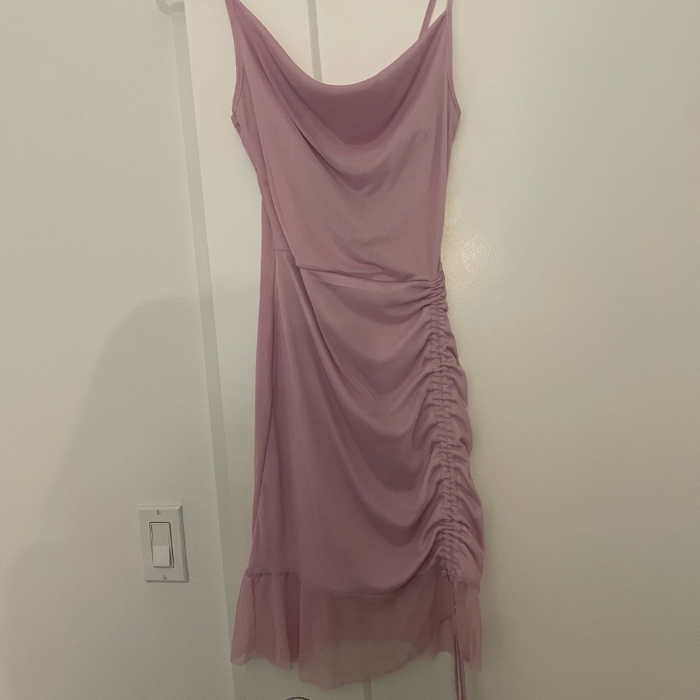 Pink spaghetti strap dress